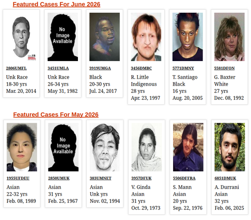 wall of featured cases for may and june 2026