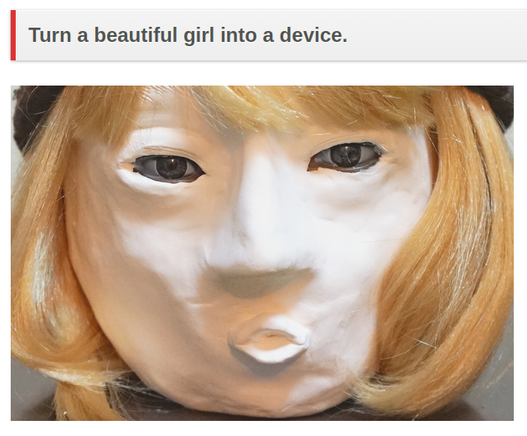 turn a beautiful girl into a device