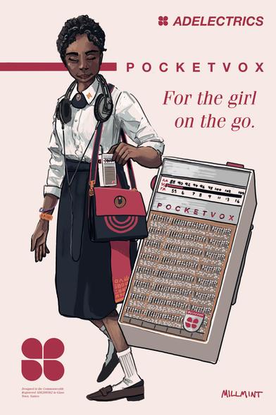 Adelelectrics pocketvox radio for the girl on the go