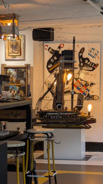 Foto af gæstrummet på Vavasgaard, kunstgalleri og spisested