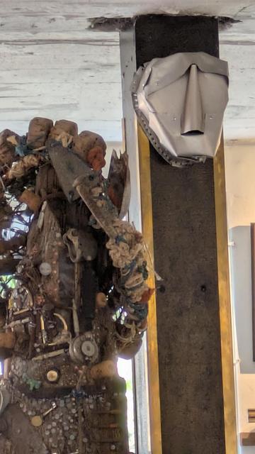 Foto af gæstrummet på Vavasgaard, kunstgalleri og spisested