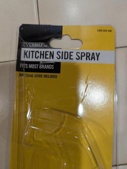 Replacement faucet sprayer kit