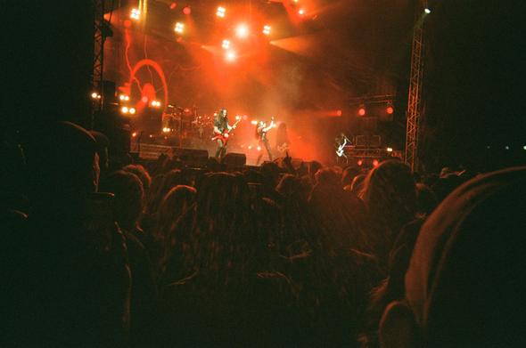 analog photo of the band arch enemy