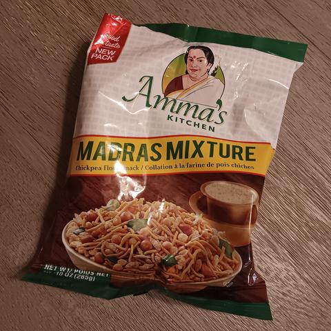 amma's kitchen madras mixture chickpea flour snack