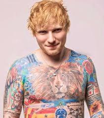 ed sheeran's ugly ass tattoos