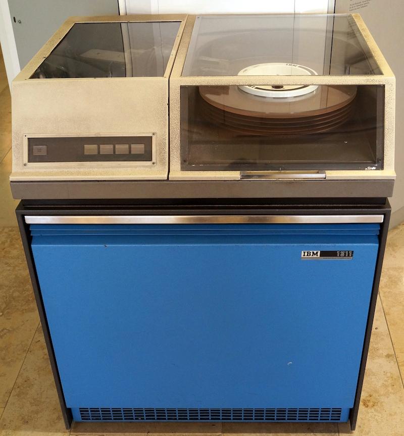 IBM 1311 Disk Storage Drive, a hard disk drive introduced in the early 1970s