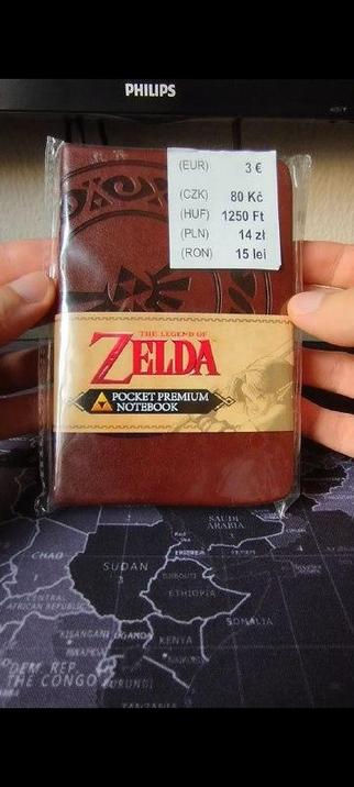 A pocket notebook The legend of Zelda Merchandise